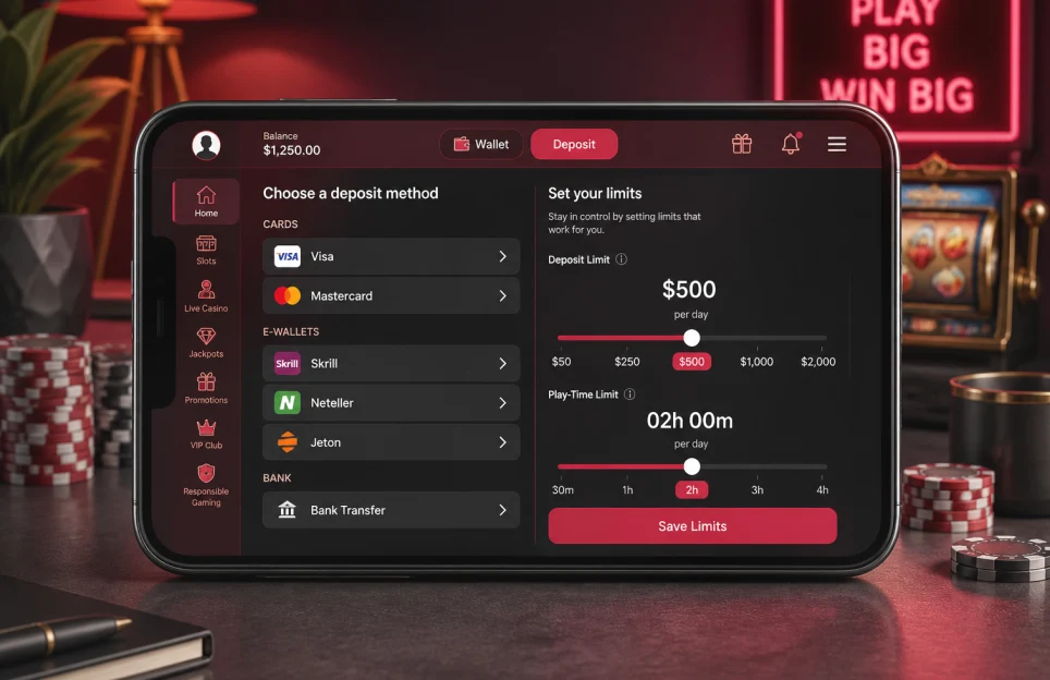 Schermweergave van het welkomstaanbod van NV Casino met bonusbedrag en gratis spins