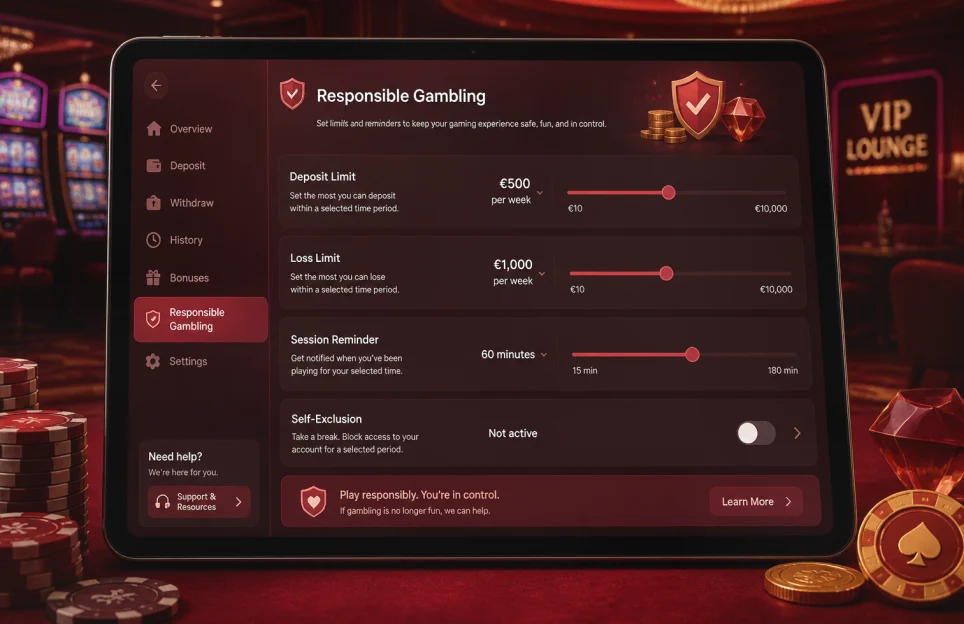 Mobiel betaalscherm van NV Casino met e-wallet en bankopties